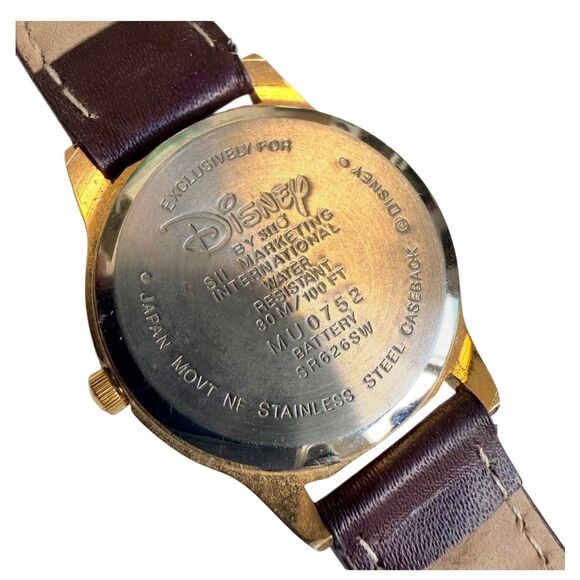 Disney Eeyore Animated Tail Watch Vintage SII Japan Winnie the Pooh Butterfly St main image 6